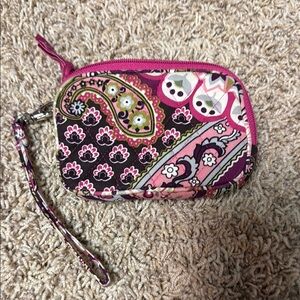 Colorful Paisley Wristlet